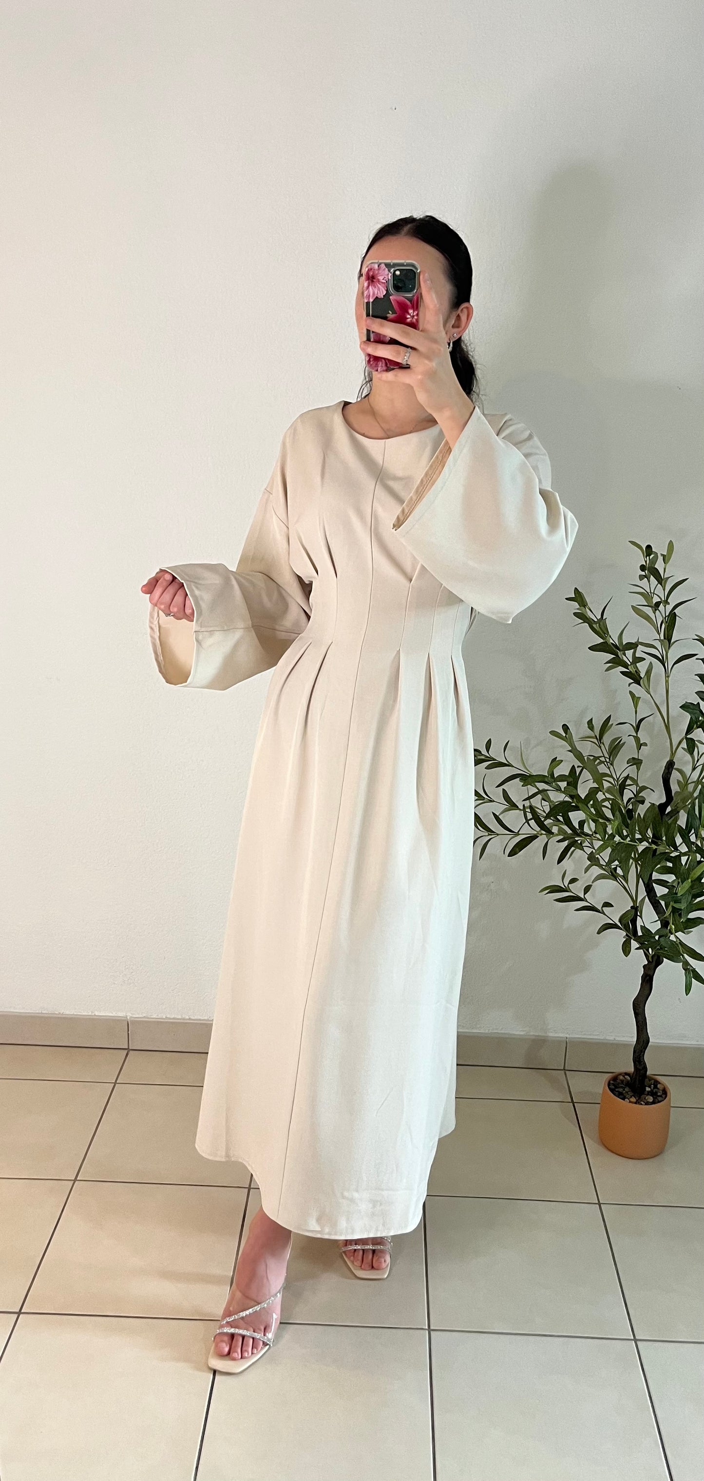 Robe lya beige