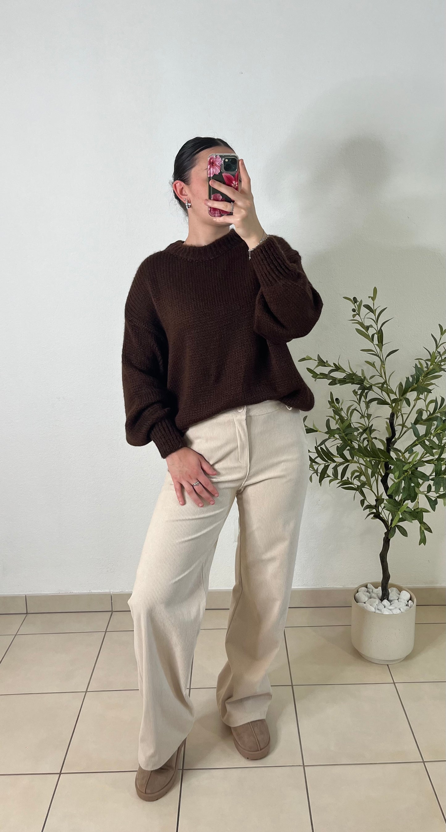 Pantalon velour