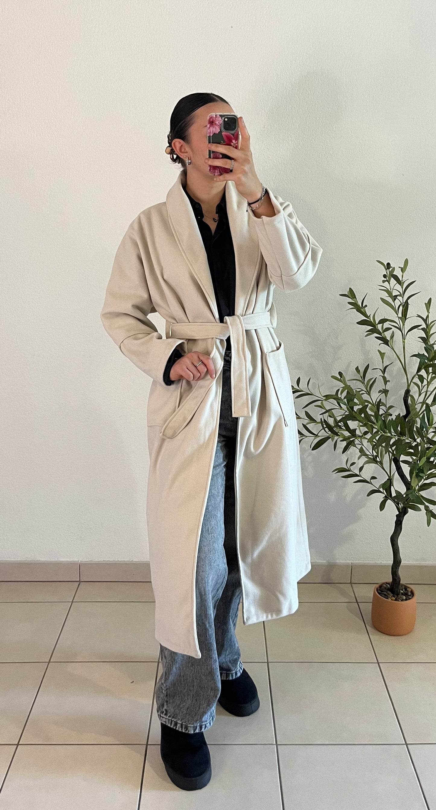 Manteau beige