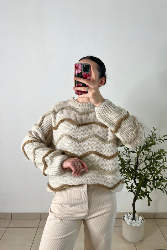 Pull trait beige