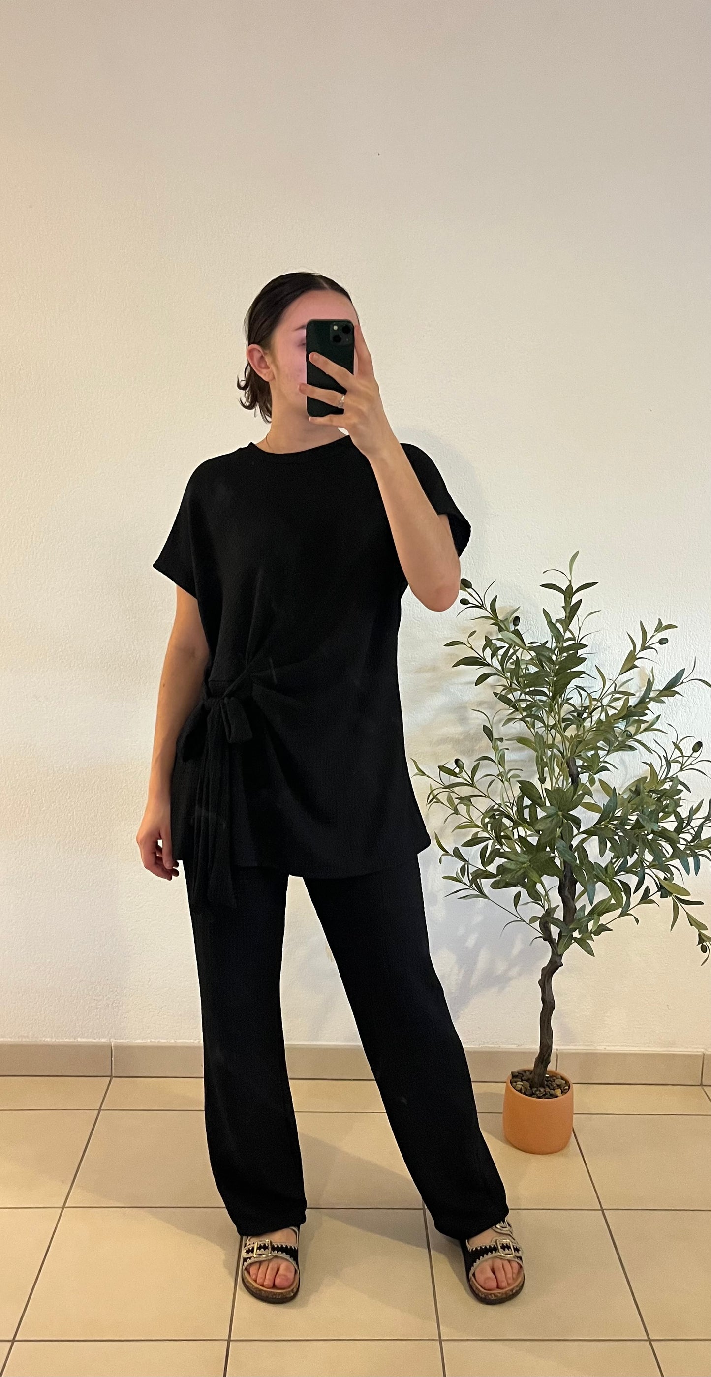 Ensemble noeud noir