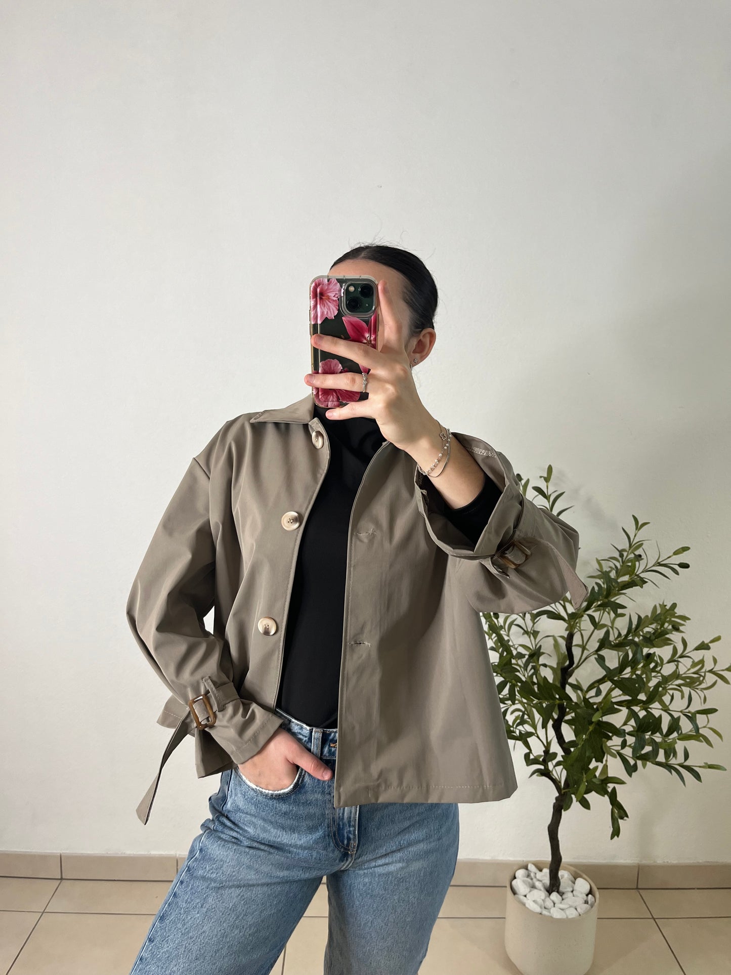Trench court taupe