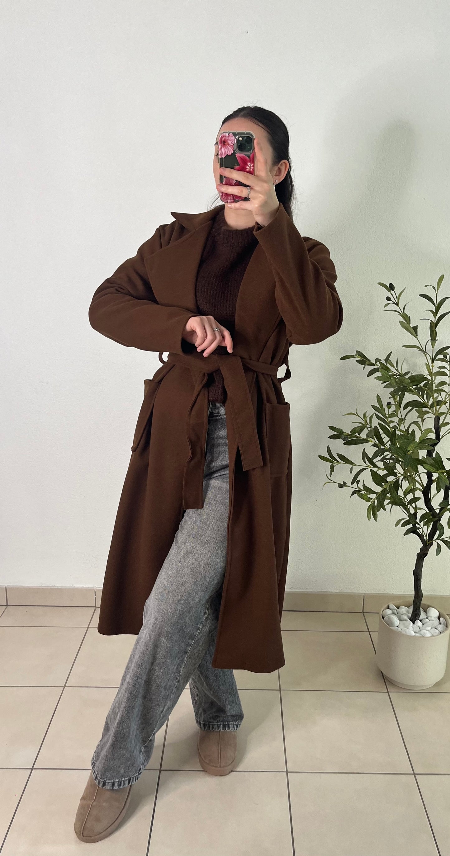 Manteau marron