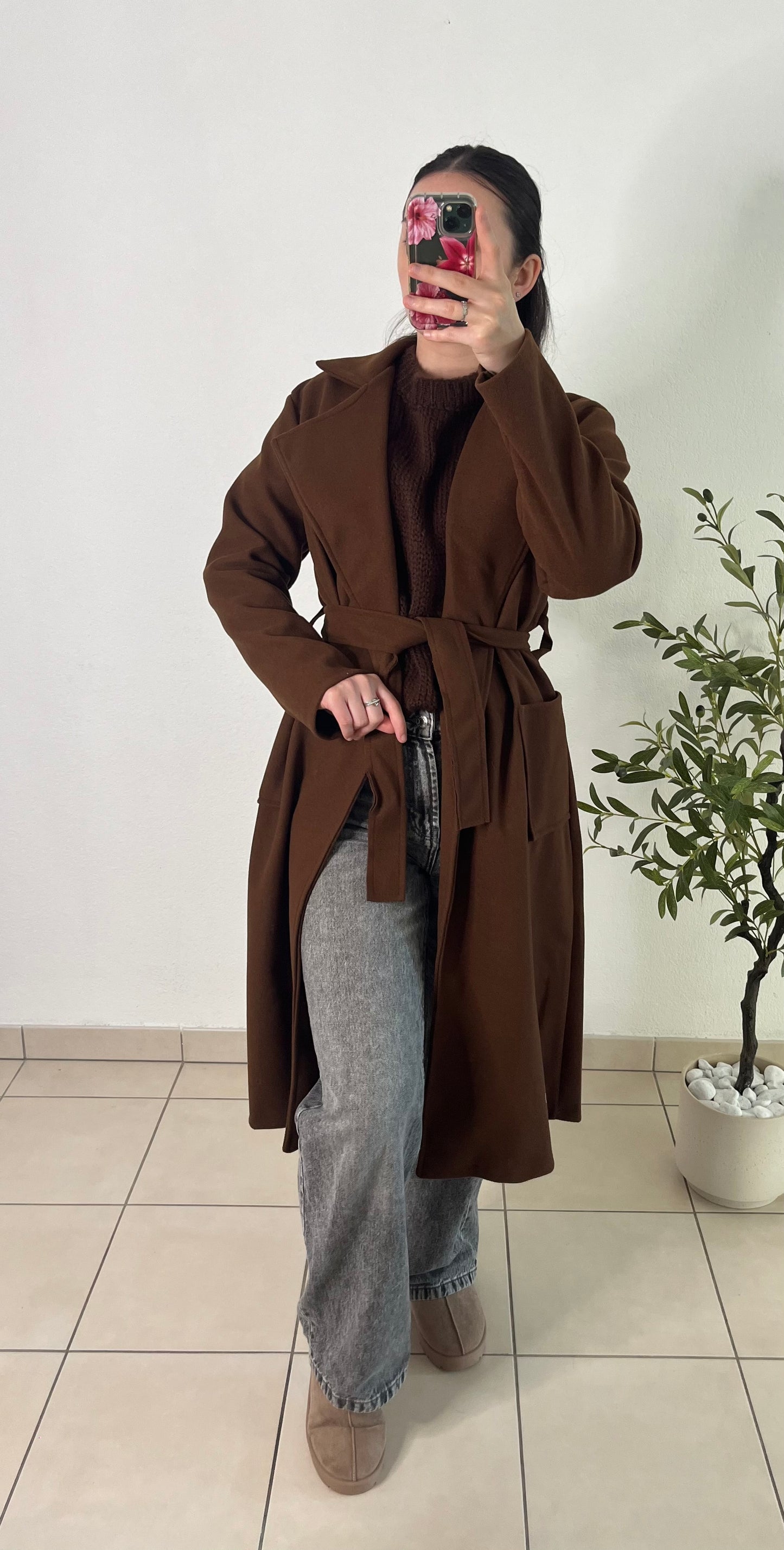Manteau marron