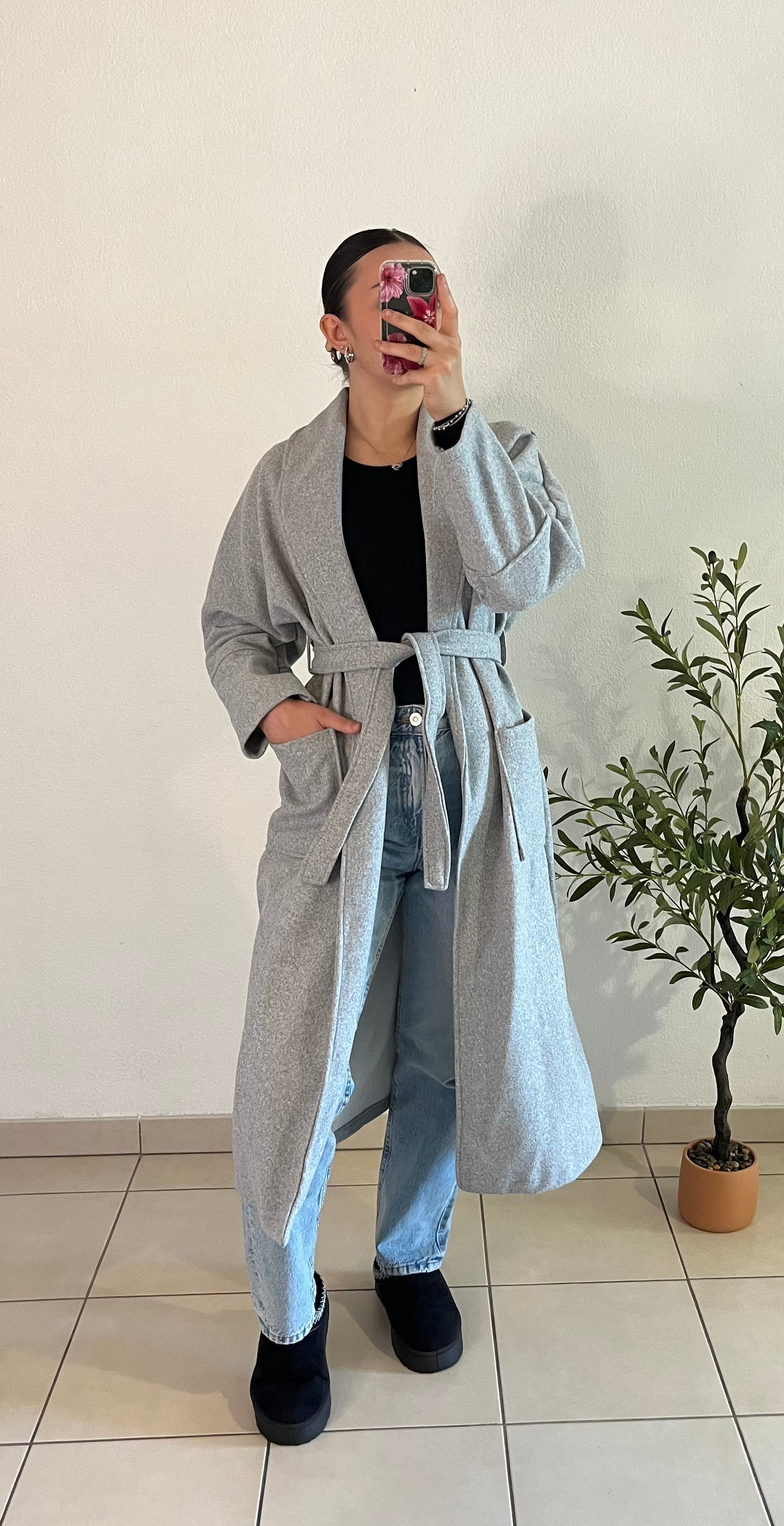 Manteau gris