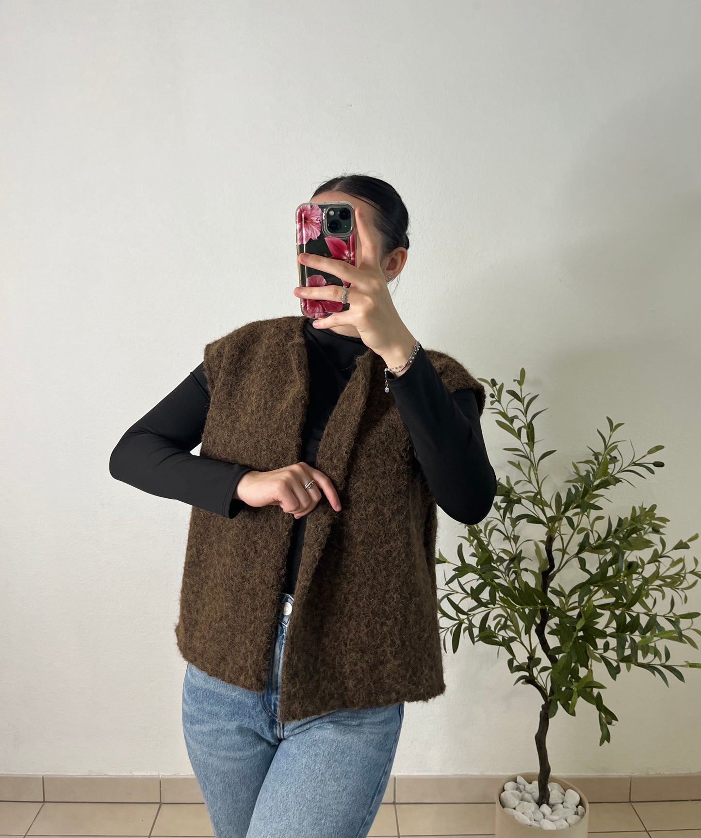Gilet sans manches choco