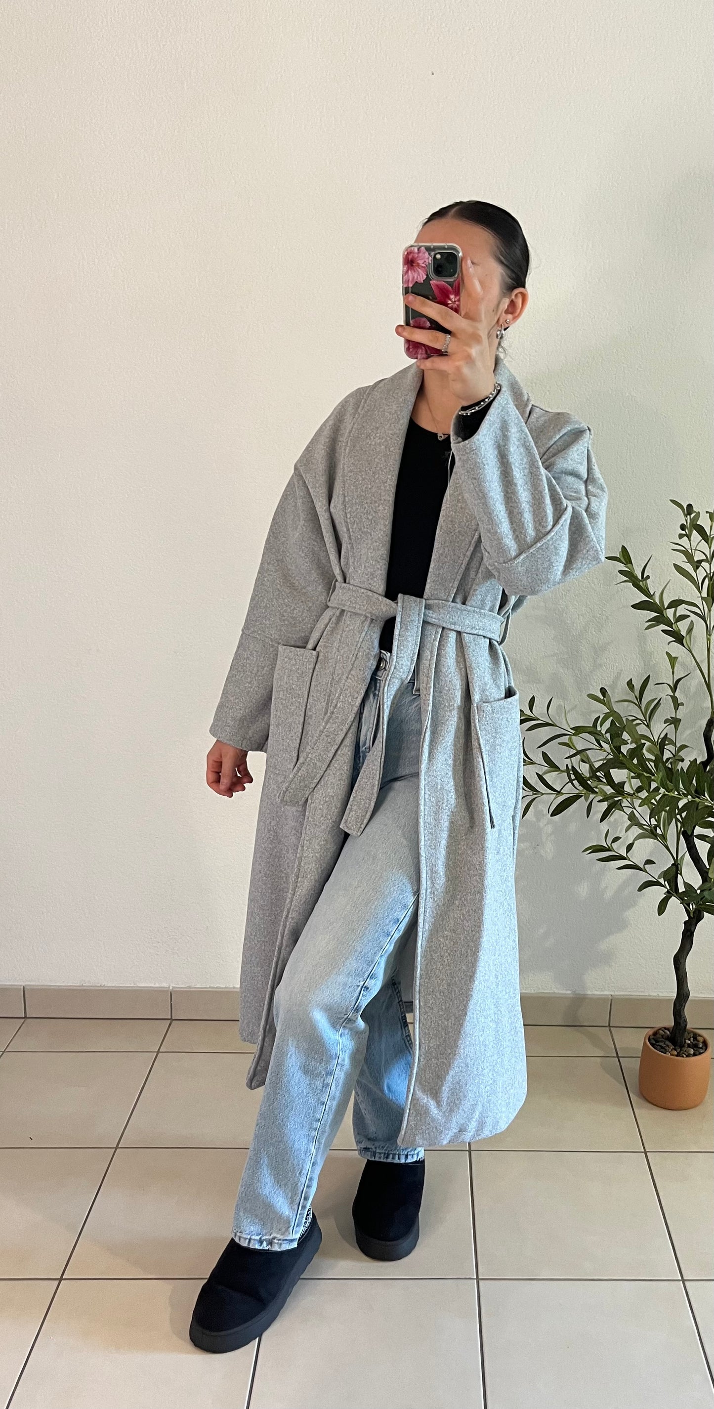 Manteau gris