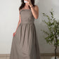 Robe bustier - taupe