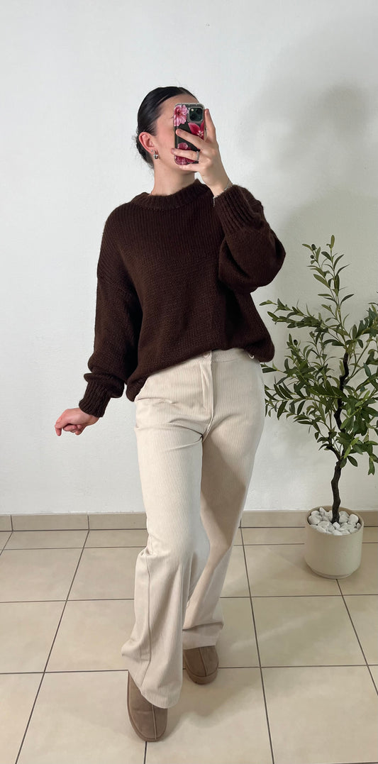 Pantalon velour