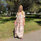 Robe motif - beige
