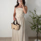 Robe bustier - beige