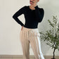 Bas de jogging beige
