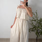 Robe noeud - beige