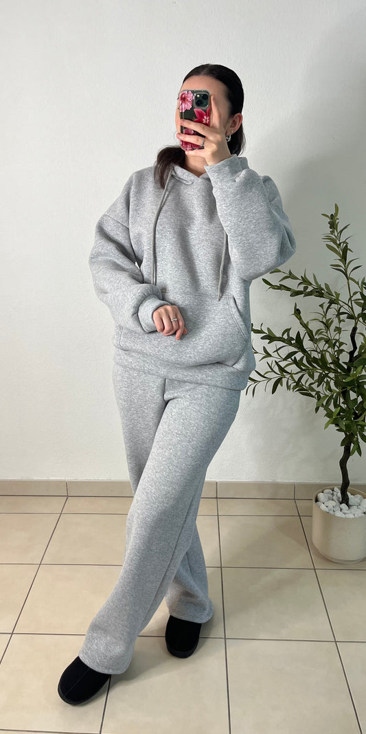 Ensemble jogging gris
