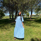 Robe tulle - bleu