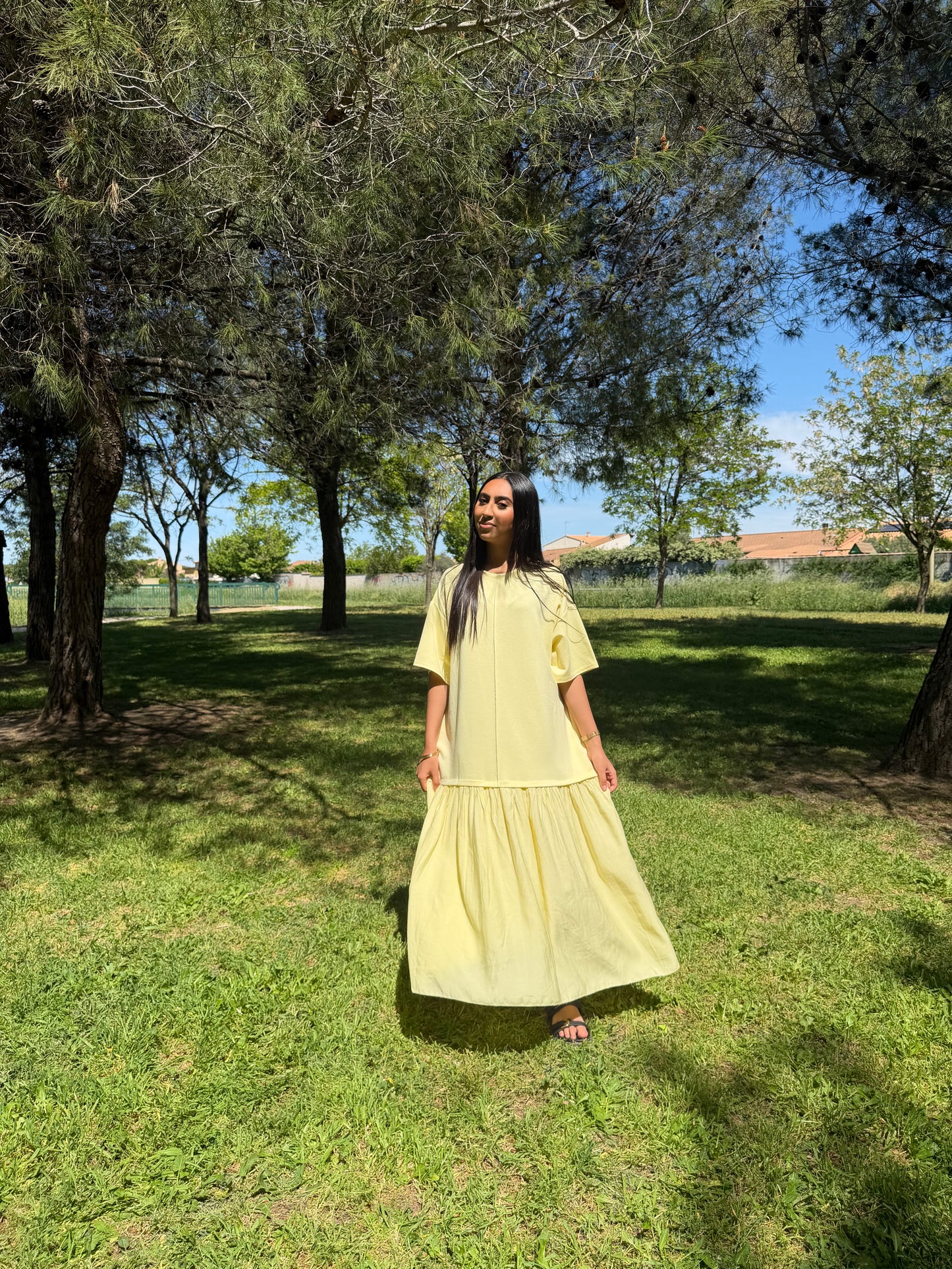 Robe tulle - Jaune