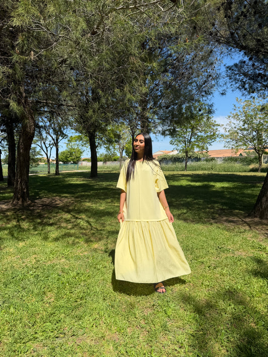 Robe tulle - Jaune