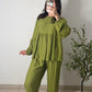 Ensemble pantalon - vert olive