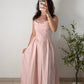 Robe corset - rose