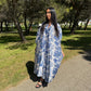 Robe chemise - bleu