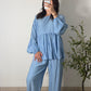 Ensemble pantalon - bleu