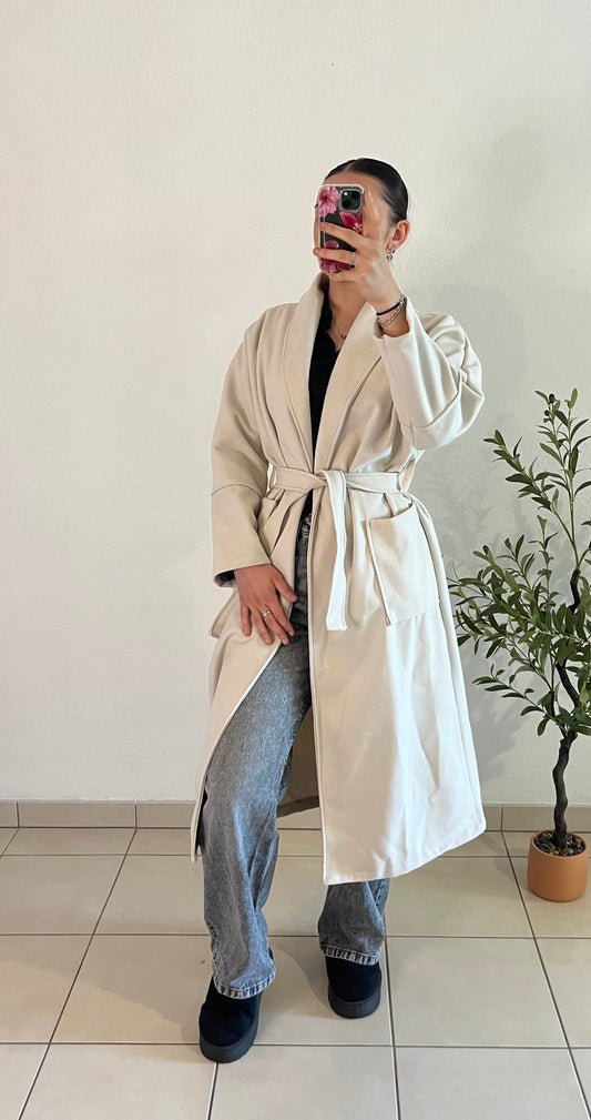 Manteau beige