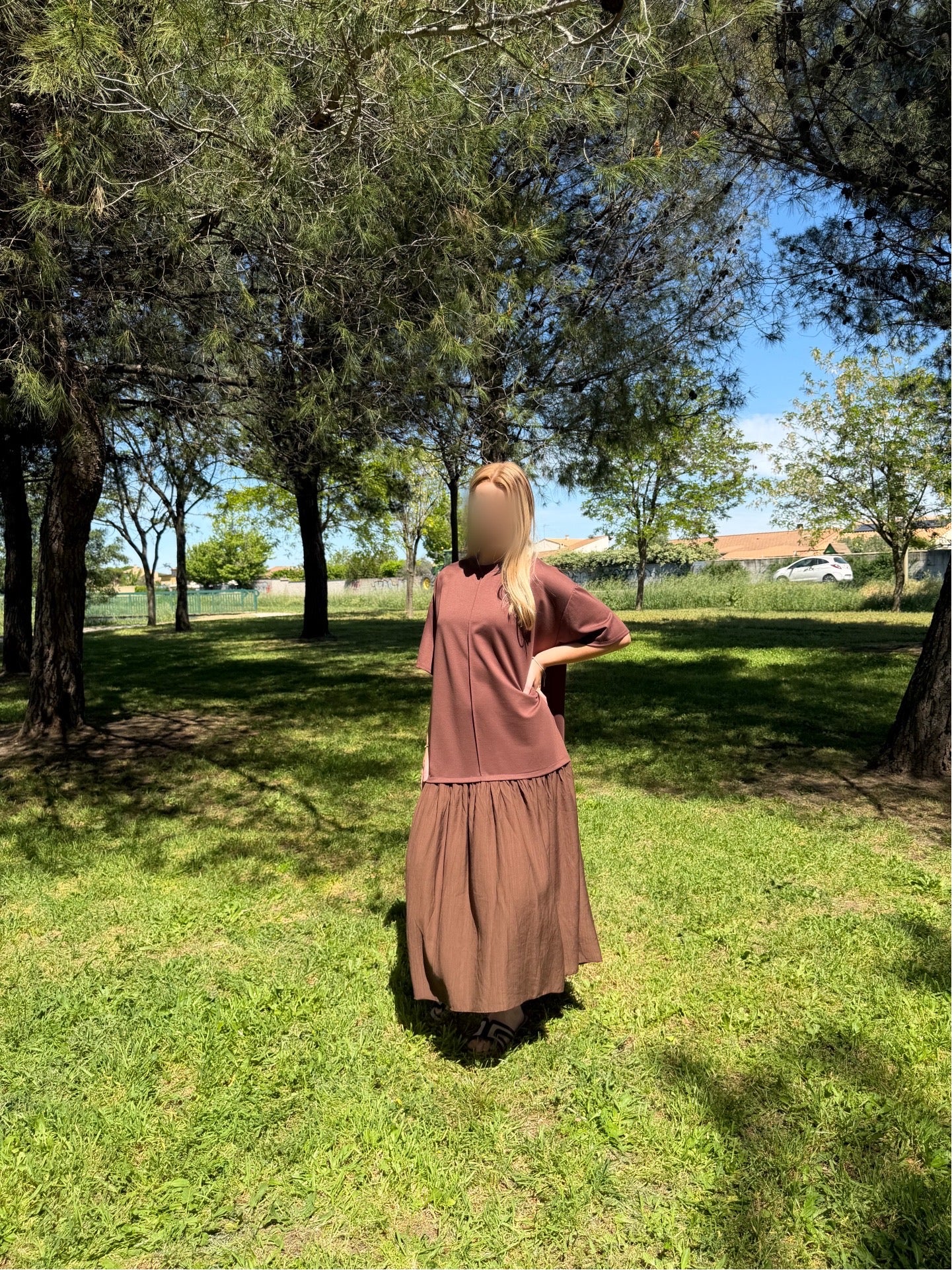 Robe tulle - Choco