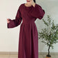 Robe lya bordeaux