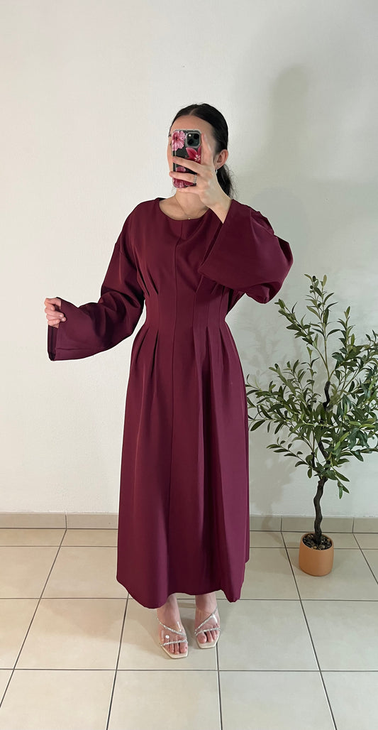 Robe lya bordeaux