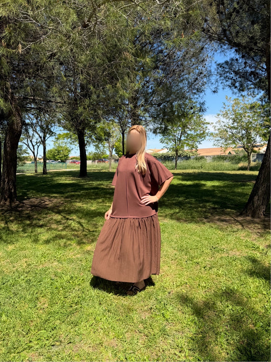 Robe tulle - Choco