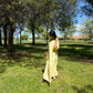 Robe tulle - Jaune