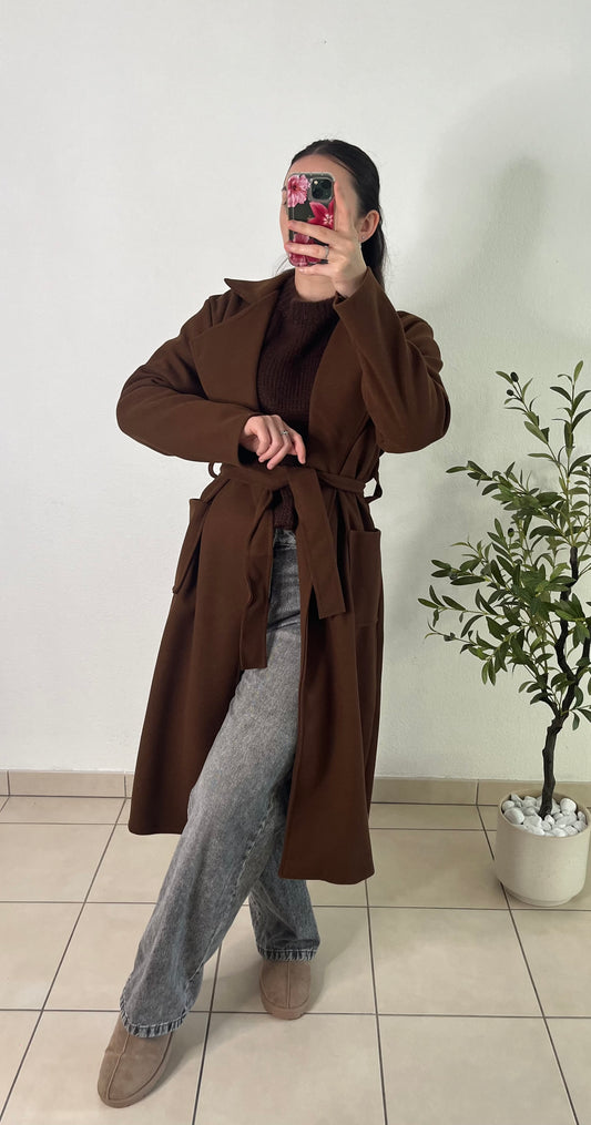 Manteau marron