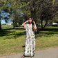 Robe motif - vert
