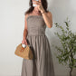 Robe bustier - taupe