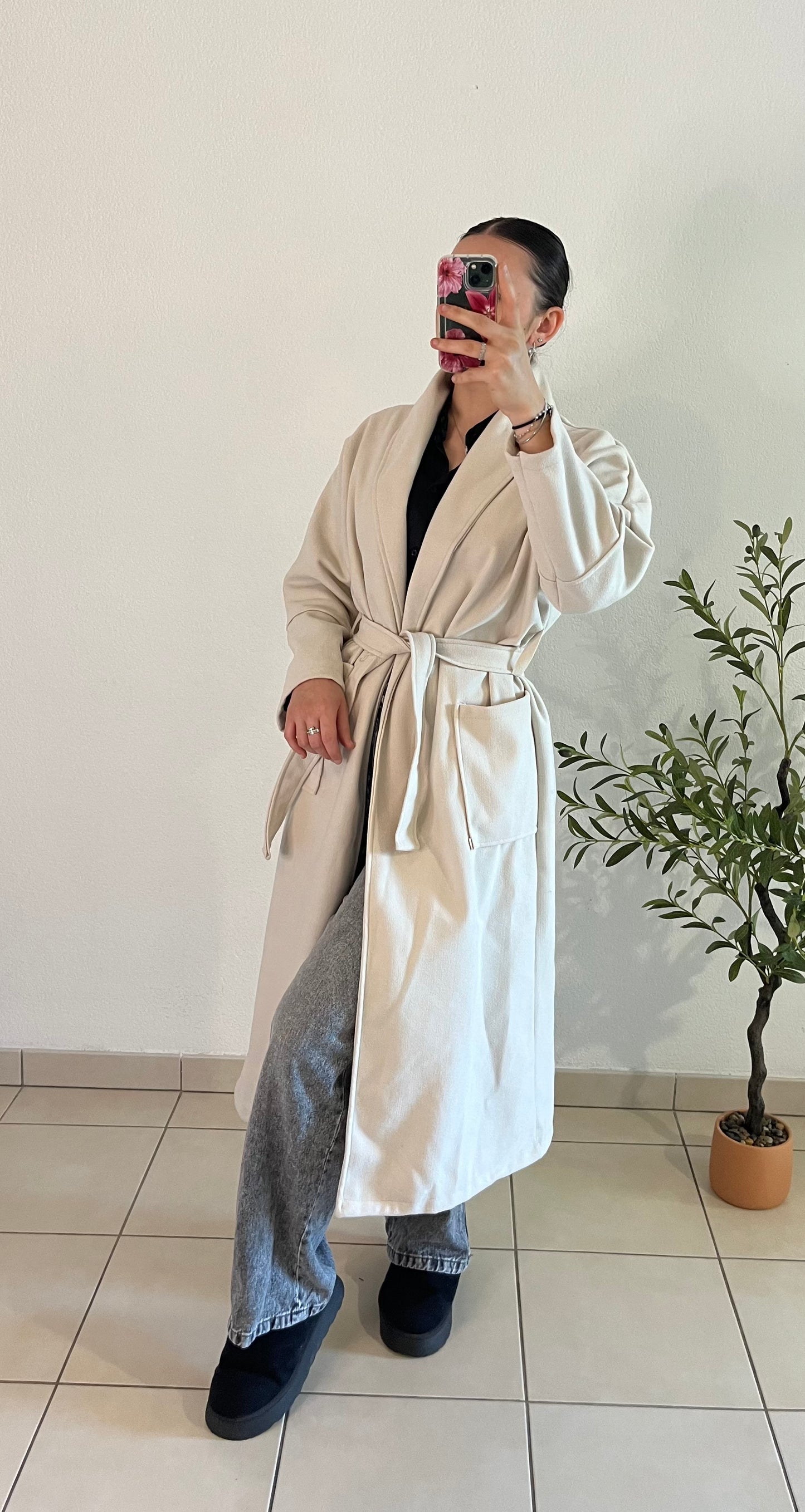 Manteau beige