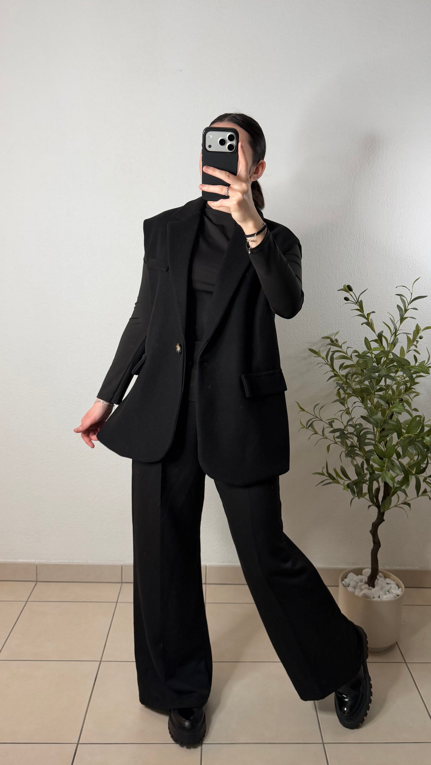 Veste sans manches noire