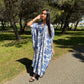 Robe chemise - bleu