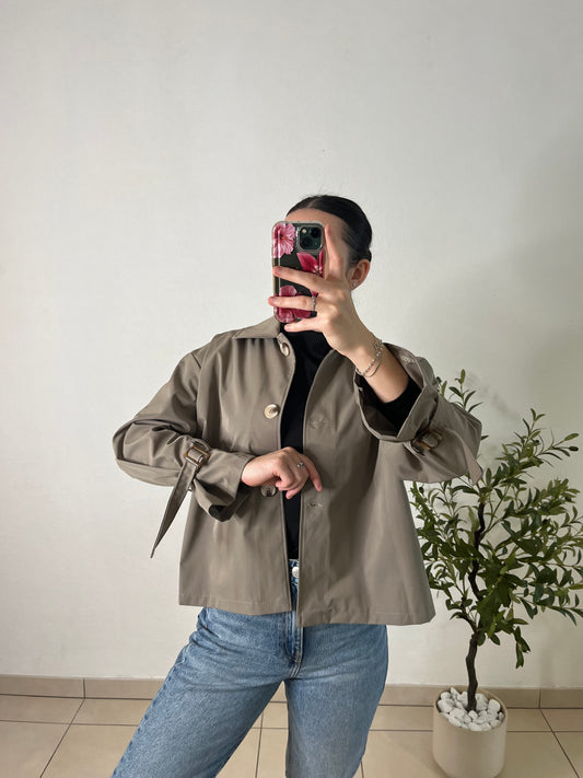 Trench court taupe