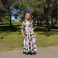 Robe motif - noir