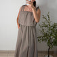 Robe noeud - taupe