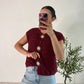Gilet soleil rouge
